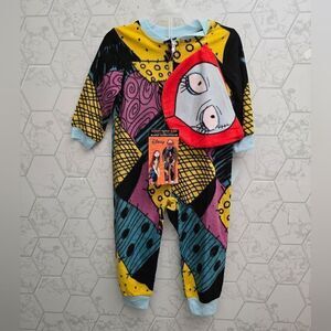 Nightmare Before Christmas Sally Costume Toddler Blanket Sleeper w Hat